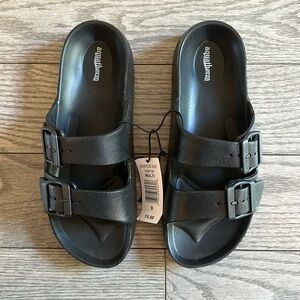 Aquatherm Women’s Summer Sandals, Black, size 9